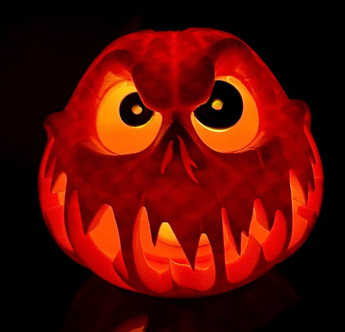 Spooky 3D Printed Jack-O'-Lantern | Halloween Pumpkin Decoration